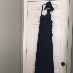 Navy Blue Bridesmaid Dress